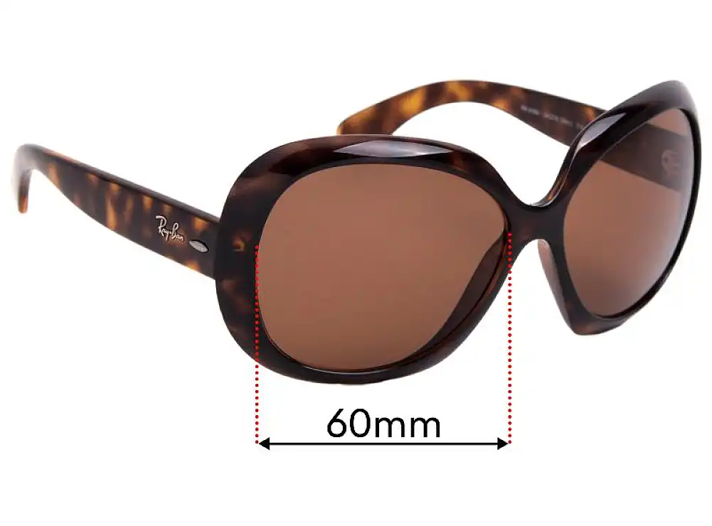 Sunglass Fix Replacement Lenses for Ray Ban RB4098 Jackie Ohh II - 60mm Wide Sunglass Fix Replacement Lenses for Ray Ban RB4098 Jackie Ohh II - 60mm Wide