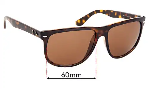 Sunglass Fix Replacement Lenses for Ray-Ban RB4147 Boyfriend - 60mm Wide Ray-Ban RB4147 Boyfriend Replacement Lenses 60mm wide