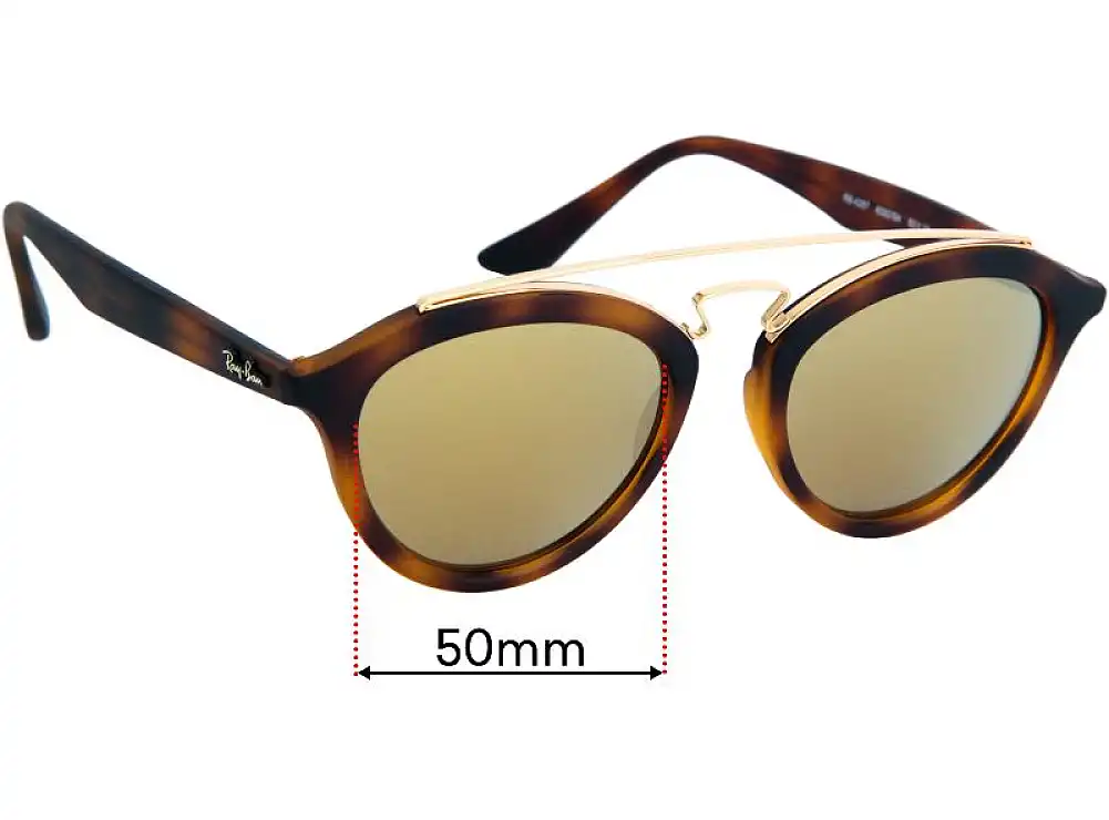 Sunglass Fix Replacement Lenses for Ray-Ban RB4257 Gatsby II - 50mm Wide Sunglass Fix Replacement Lenses for Ray-Ban RB4257 Gatsby II - 50mm Wide