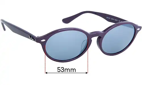 Sunglass Fix Replacement Lenses for Ray Ban RB4315F - 53mm Wide Ray Ban RB4315F Replacement Lenses 53mm wide