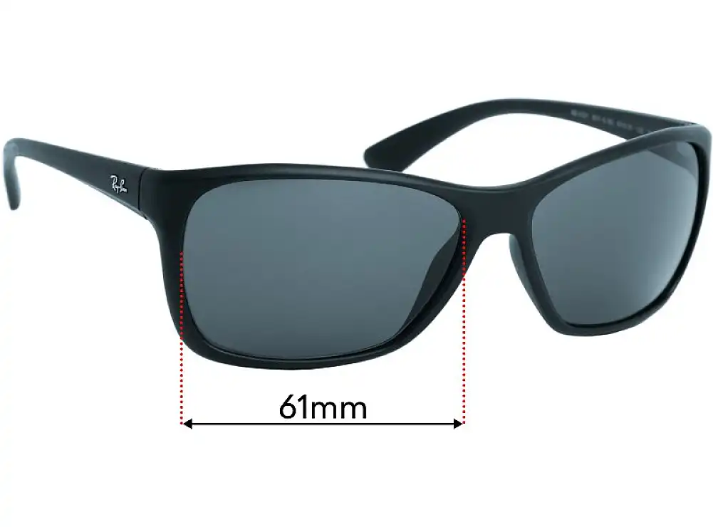 Sunglass Fix Replacement Lenses for Ray-Ban RB4331 - 61mm Wide Sunglass Fix Replacement Lenses for Ray-Ban RB4331 - 61mm Wide