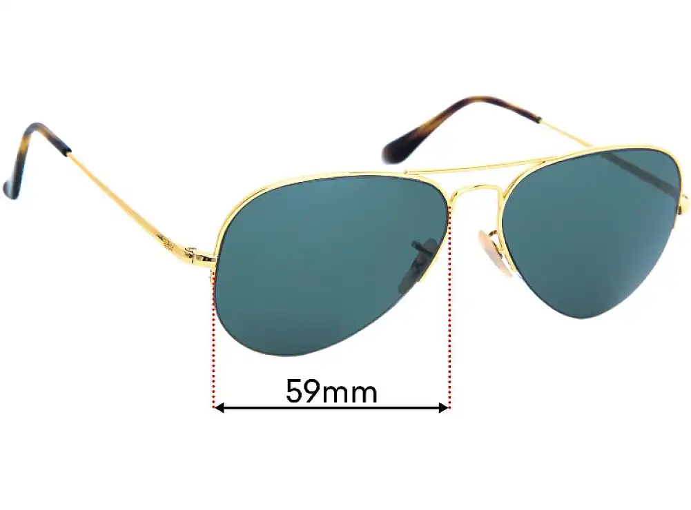 Ray Ban RB6589 Replacement Lenses 59mm Ray Ban RB6589 Replacement Lenses 59mm