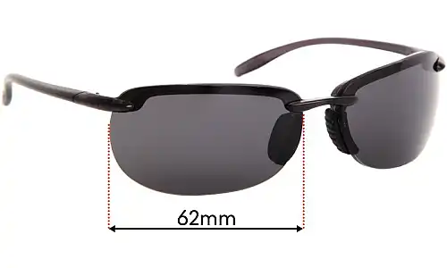 Sunglass Fix Replacement Lenses for Revo RE4021 - 62mm Wide Sunglass Fix Replacement Lenses for Revo RE4021 - 62mm Wide