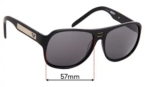 Sunglass Fix Replacement Lenses for Roxy Chillin - 57mm Wide Sunglass Fix Replacement Lenses for Roxy Chillin - 57mm Wide