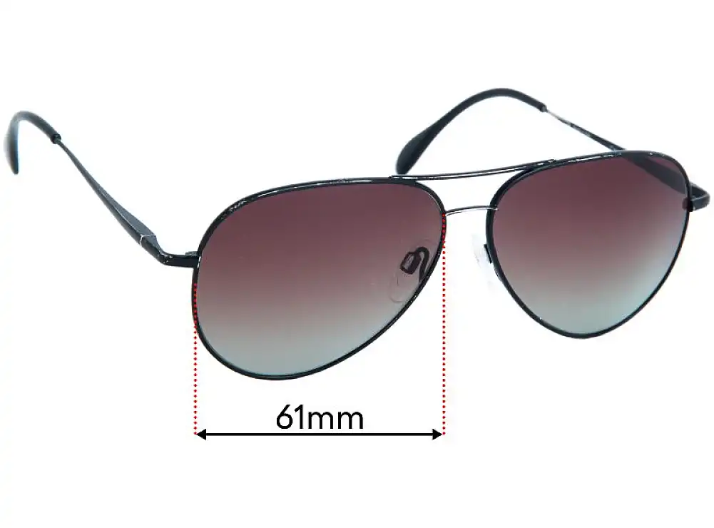 Sunglass Fix Replacement Lenses for Serengeti Carrara 8295RX - 61mm Wide Sunglass Fix Replacement Lenses for Serengeti Carrara 8295RX - 61mm Wide