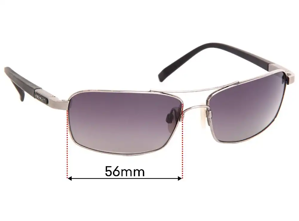 Sunglass Fix Replacement Lenses for Serengeti Pareto - 56mm Wide Sunglass Fix Replacement Lenses for Serengeti Pareto - 56mm Wide