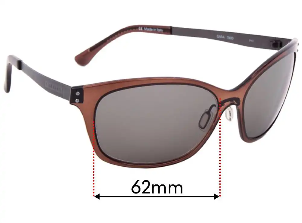 Sunglass Fix Replacement Lenses for Serengeti Sara - 62mm Wide Sunglass Fix Replacement Lenses for Serengeti Sara - 62mm Wide