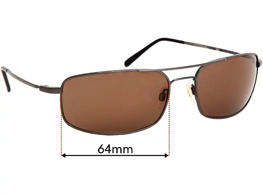 Sunglass Fix Replacement Lenses for Serengeti Square Aviator - 64mm Wide Sunglass Fix Replacement Lenses for Serengeti Square Aviator - 64mm Wide