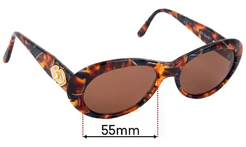 Sunglass Fix Replacement Lenses for Simply Stunning Diane - 55mm Wide Simply Stunning Diane Replacement Lenses 55mm wide