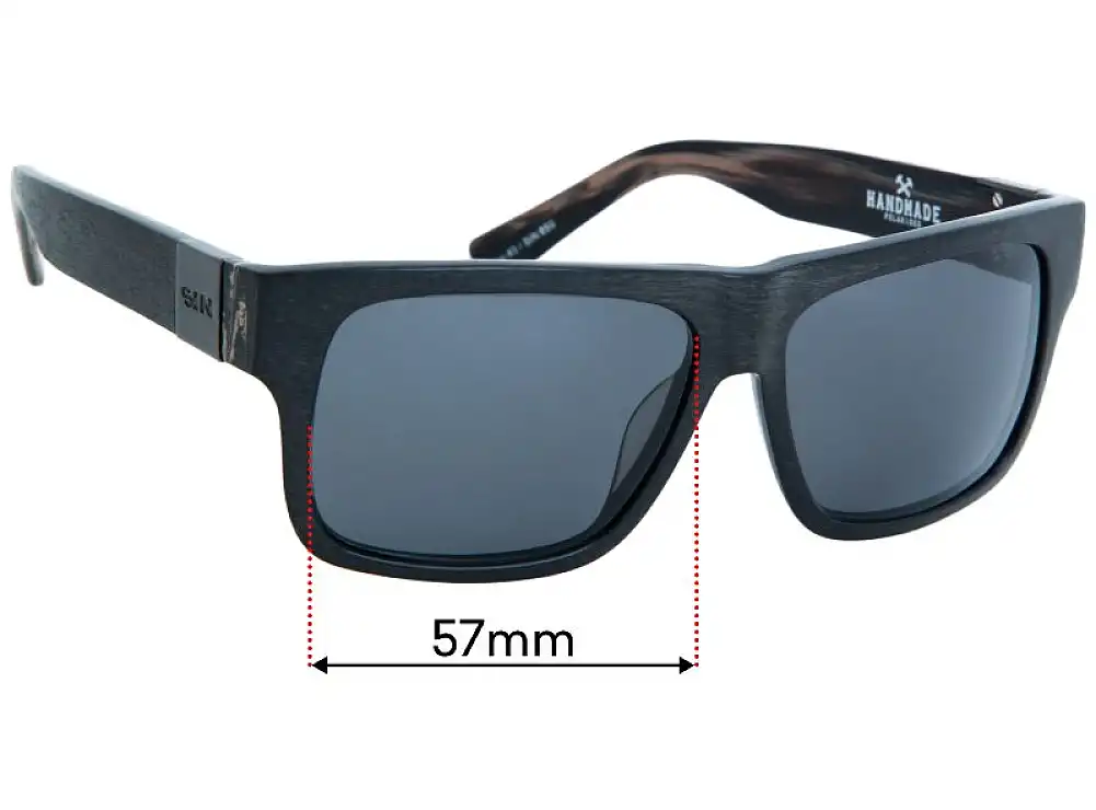 Sunglass Fix Replacement Lenses for Sin Zephyr II - 57mm Wide Sunglass Fix Replacement Lenses for Sin Zephyr II - 57mm Wide