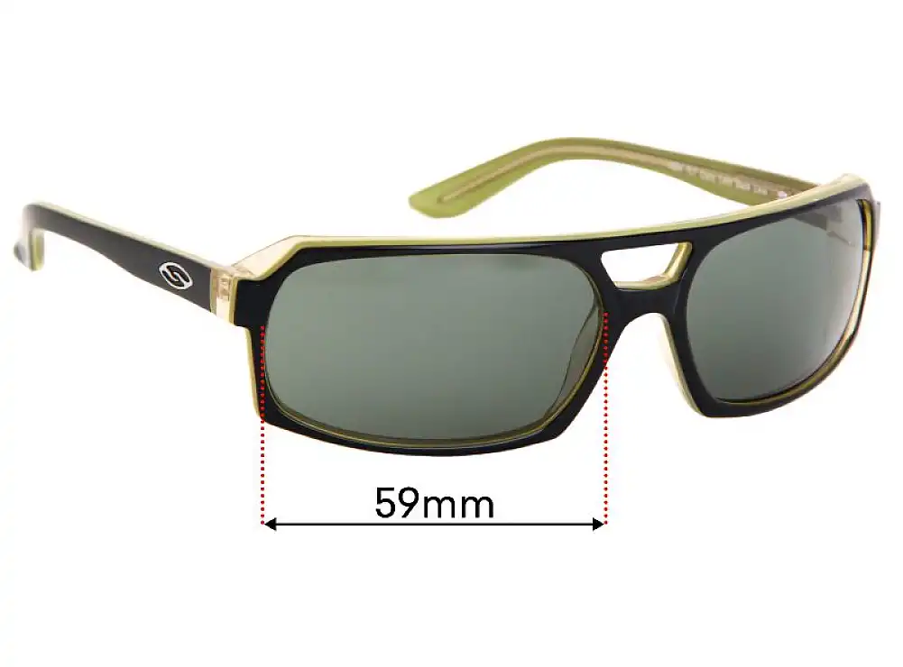 Sunglass Fix Replacement Lenses for Smith Hemi - 59mm Wide Sunglass Fix Replacement Lenses for Smith Hemi - 59mm Wide