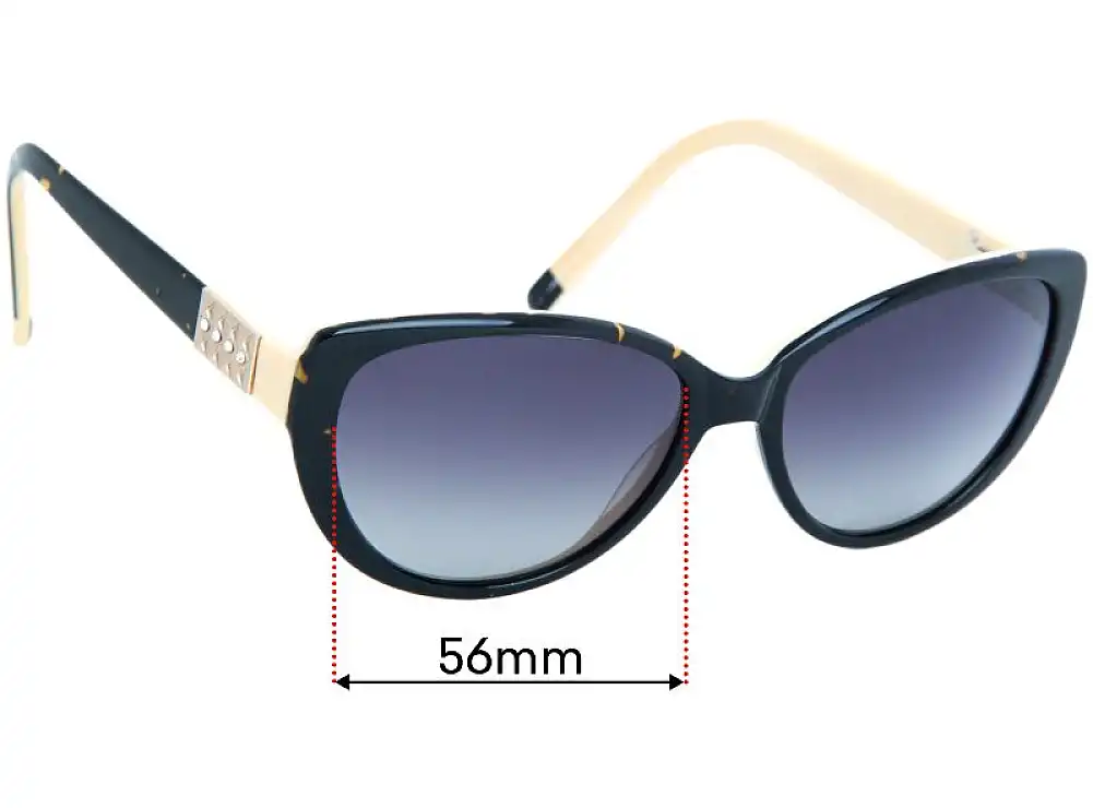 Sunglass Fix Replacement Lenses for Specsavers Sun Rx 118 - 56mm Wide Sunglass Fix Replacement Lenses for Specsavers Sun Rx 118 - 56mm Wide