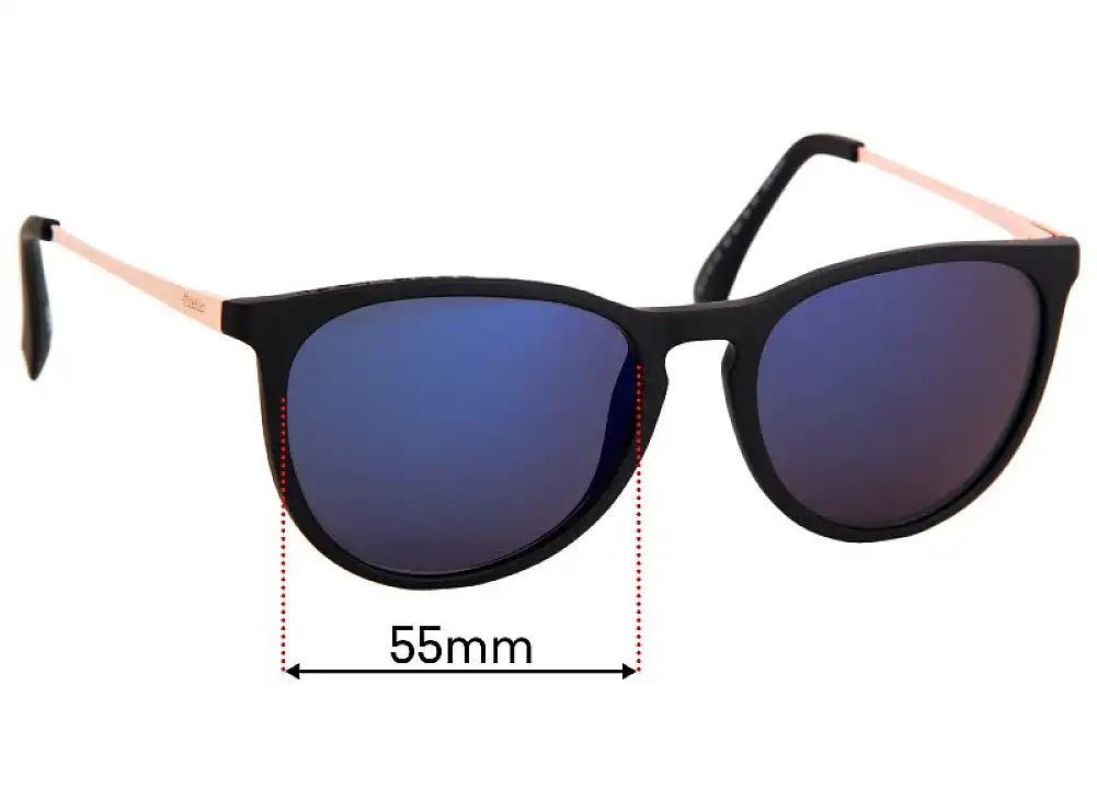 Sunglass Fix Replacement Lenses for Superdry SD Sun Rx 03 - 55mm Wide Sunglass Fix Replacement Lenses for Superdry SD Sun Rx 03 - 55mm Wide