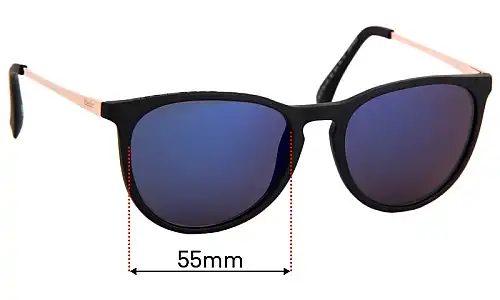 Sunglass Fix Replacement Lenses for Superdry SD Sun Rx 03 - 55mm Wide Superdry SD Sun Rx 03 Replacement Lenses 55mm wide