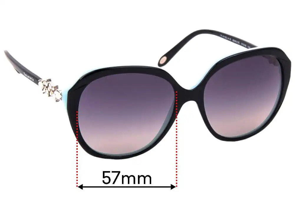 Sunglass Fix Replacement Lenses for Tiffany & Co TF 4132-HB - 57mm Wide Sunglass Fix Replacement Lenses for Tiffany & Co TF 4132-HB - 57mm Wide