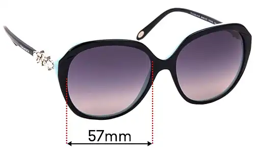 Sunglass Fix Replacement Lenses for Tiffany & Co TF 4132-HB - 57mm Wide Tiffany & Co TF 4132-HB Replacement Lenses 57mm wide