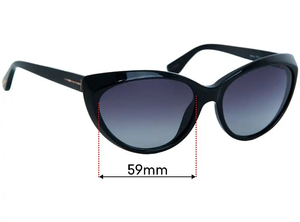 Sunglass Fix Replacement Lenses for Tom Ford Martina TF231 - 59mm Wide Sunglass Fix Replacement Lenses for Tom Ford Martina TF231 - 59mm Wide