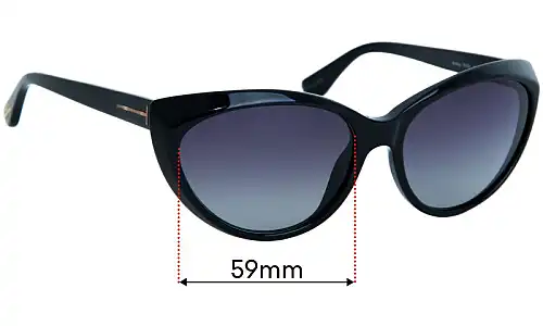 Sunglass Fix Replacement Lenses for Tom Ford Martina TF231 - 59mm Wide Sunglass Fix Replacement Lenses for Tom Ford Martina TF231 - 59mm Wide
