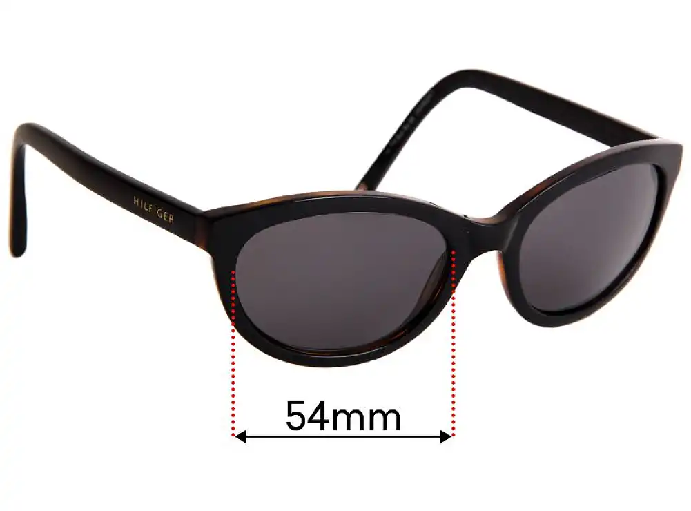 Sunglass Fix Replacement Lenses for Tommy Hilfiger TH Sun Rx 06 - 54mm Wide Sunglass Fix Replacement Lenses for Tommy Hilfiger TH Sun Rx 06 - 54mm Wide