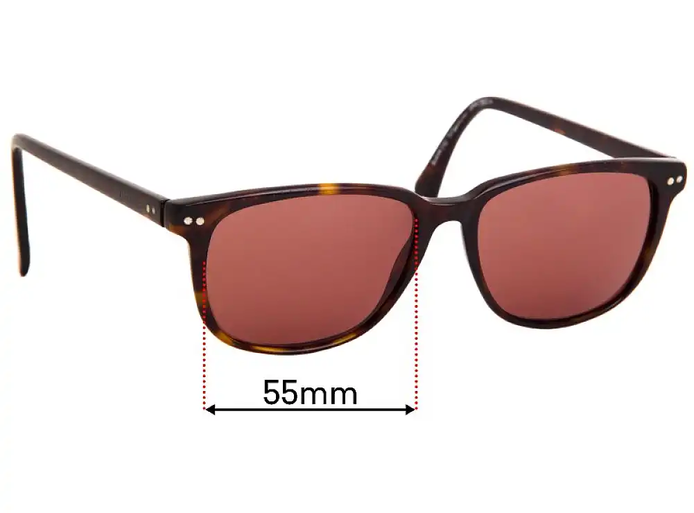 Sunglass Fix Replacement Lenses for Tommy Hilfiger TH Sun Rx 09 - 55mm Wide Sunglass Fix Replacement Lenses for Tommy Hilfiger TH Sun Rx 09 - 55mm Wide