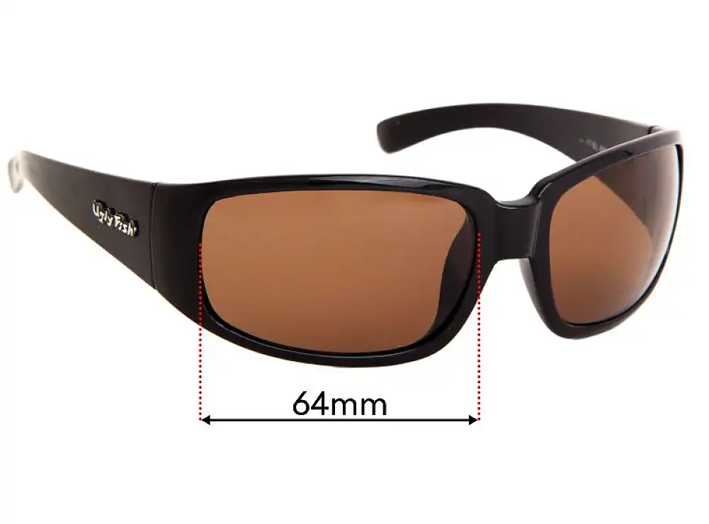 Sunglass Fix Replacement Lenses for Ugly Fish High Tide - 64mm Wide Sunglass Fix Replacement Lenses for Ugly Fish High Tide - 64mm Wide