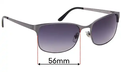 Sunglass Fix Replacement Lenses for Versace MOD 2149 - 56mm Wide Versace MOD 2149 Replacement Lenses 56mm wide