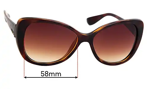 Sunglass Fix Replacement Lenses for Vogue VO 2819-S - 58mm Wide Vogue VO 2819-S Replacement Lenses 58mm wide
