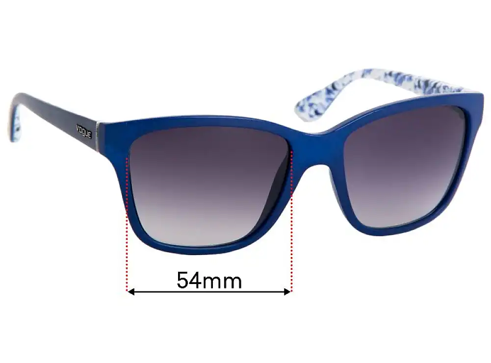 Sunglass Fix Replacement Lenses for Vogue VO2896-S - 54mm Wide Sunglass Fix Replacement Lenses for Vogue VO2896-S - 54mm Wide