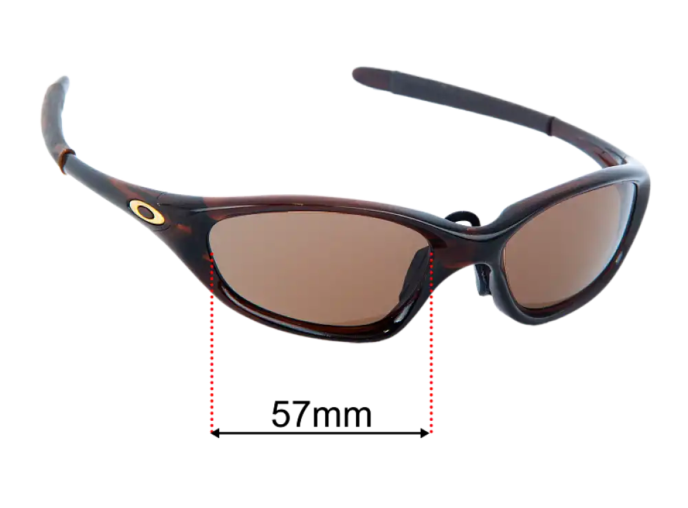 Sunglass Fix Replacement Lenses for Oakley Twenty XX OO9157 (2000) - 57mm Wide Sunglass Fix Replacement Lenses for Oakley Twenty XX OO9157 (2000) - 57mm Wide