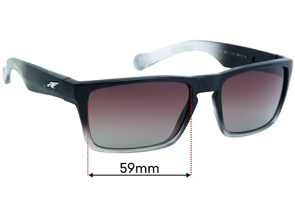 Sunglass Fix Replacement Lenses for Arnette Specialist AN4204 - 59mm Wide Sunglass Fix Replacement Lenses for Arnette Specialist AN4204 - 59mm Wide