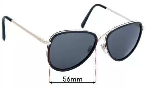 Sunglass Fix Replacement Lenses for Carla Zampatti Sun Rx 16 - 56mm Wide Sunglass Fix Replacement Lenses for Carla Zampatti Sun Rx 16 - 56mm Wide
