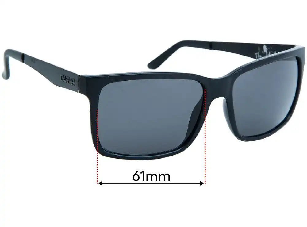 Sunglass Fix Replacement Lenses for Carve The Island - 61mm Wide Sunglass Fix Replacement Lenses for Carve The Island - 61mm Wide