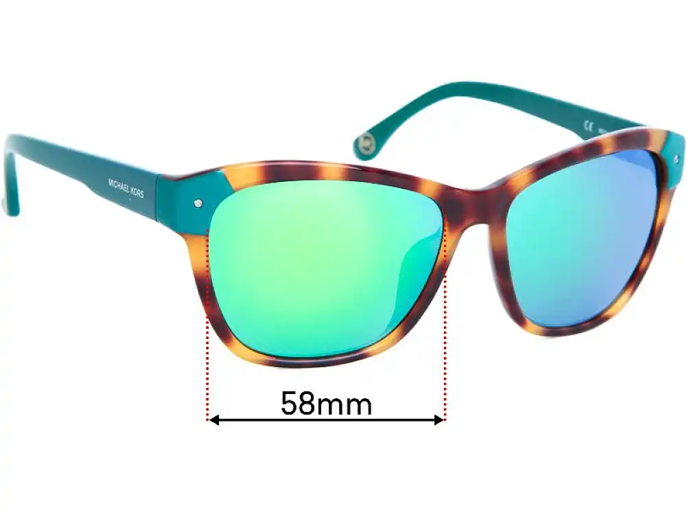 Sunglass Fix Replacement Lenses for Michael Kors M2853S Zoey - 58mm Wide Sunglass Fix Replacement Lenses for Michael Kors M2853S Zoey - 58mm Wide