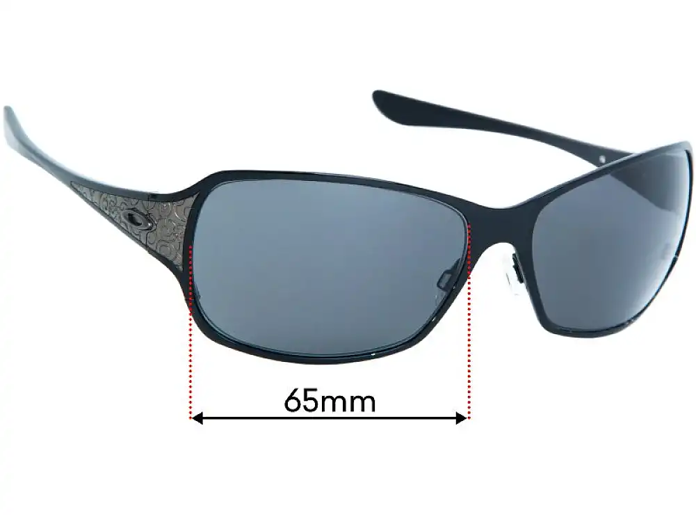 Sunglass Fix Replacement Lenses for Oakley Behave OO4003 - 65mm Wide Sunglass Fix Replacement Lenses for Oakley Behave OO4003 - 65mm Wide