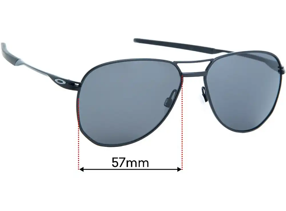 Sunglass Fix Replacement Lenses for Oakley Contrail OO4147 - 57mm Wide Sunglass Fix Replacement Lenses for Oakley Contrail OO4147 - 57mm Wide