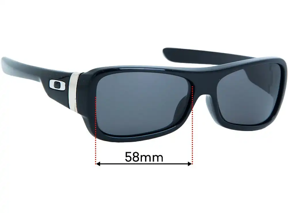 Sunglass Fix Replacement Lenses for Oakley Montefrio - 58mm Wide Sunglass Fix Replacement Lenses for Oakley Montefrio - 58mm Wide