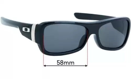 Sunglass Fix Replacement Lenses for Oakley Montefrio - 58mm Wide Oakley Montefrio Replacement Lenses 58mm wide