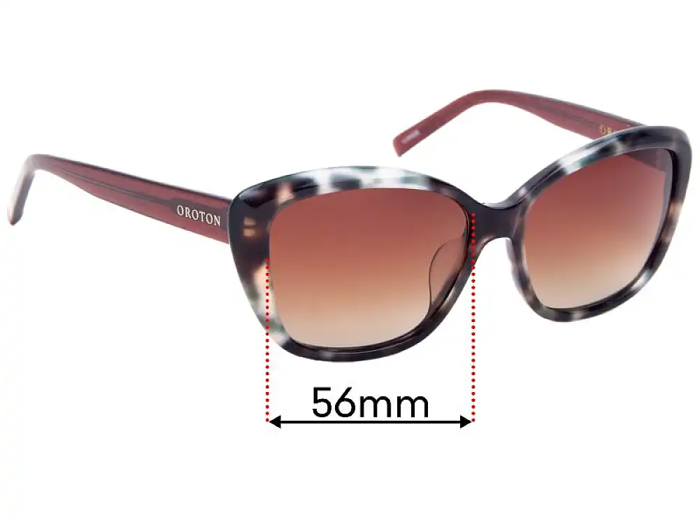 Sunglass Fix Replacement Lenses for Oroton Ceres - 56mm Wide Sunglass Fix Replacement Lenses for Oroton Ceres - 56mm Wide