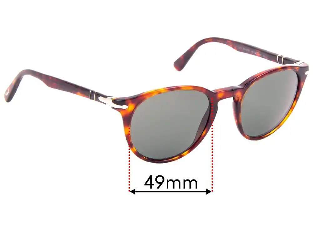 Sunglass Fix Replacement Lenses for Persol 3152-S - 49mm Wide Sunglass Fix Replacement Lenses for Persol 3152-S - 49mm Wide