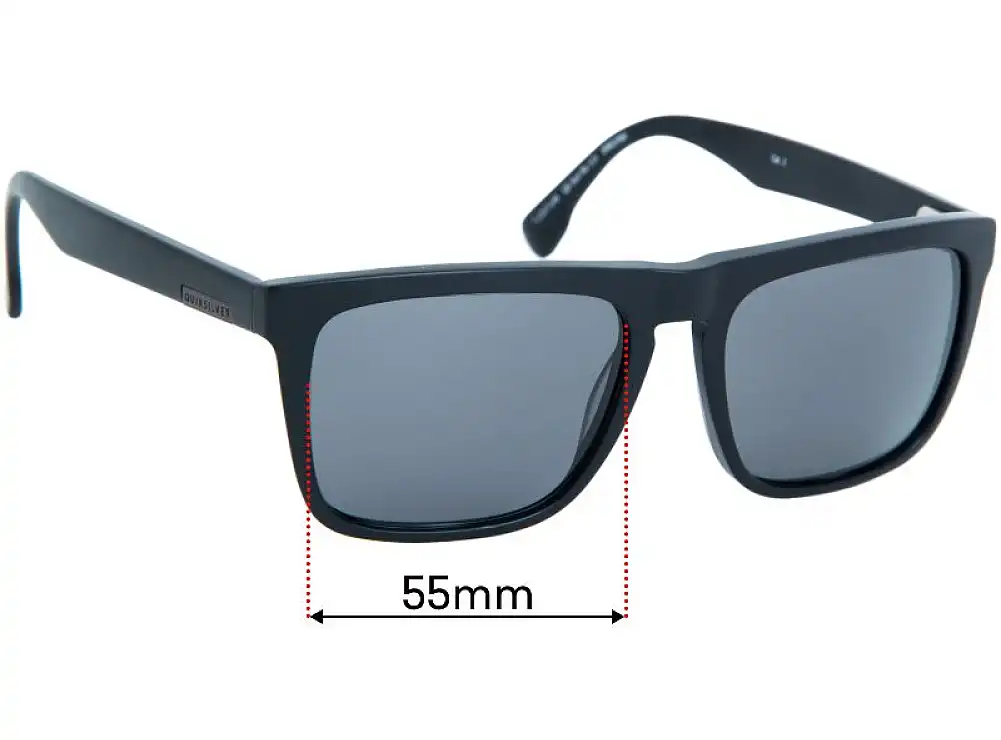Sunglass Fix Replacement Lenses for Quiksilver QS Sun Rx 111 - 55mm Wide Sunglass Fix Replacement Lenses for Quiksilver QS Sun Rx 111 - 55mm Wide