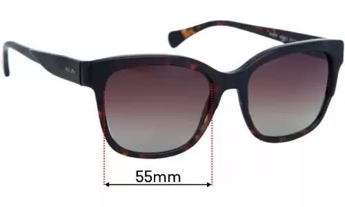 Sunglass Fix Replacement Lenses for Polo RA 5247 - 55mm Wide Polo RA 5247 Replacement Lenses 55mm wide