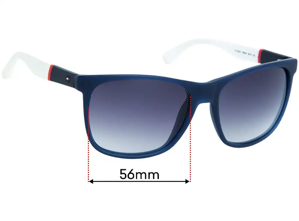 Sunglass Fix Replacement Lenses for Tommy Hilfiger TH 1281/S - 56mm Wide Sunglass Fix Replacement Lenses for Tommy Hilfiger TH 1281/S - 56mm Wide