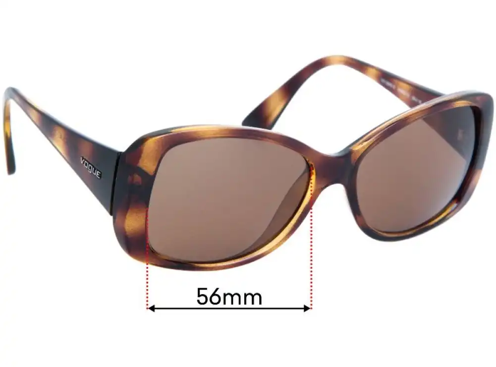 Sunglass Fix Replacement Lenses for Vogue VO2843-S - 56mm Wide Sunglass Fix Replacement Lenses for Vogue VO2843-S - 56mm Wide