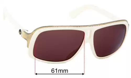 Sunglass Fix Replacement Lenses for Dragon GG - 61mm Wide Dragon GG Replacement Lenses 61mm wide
