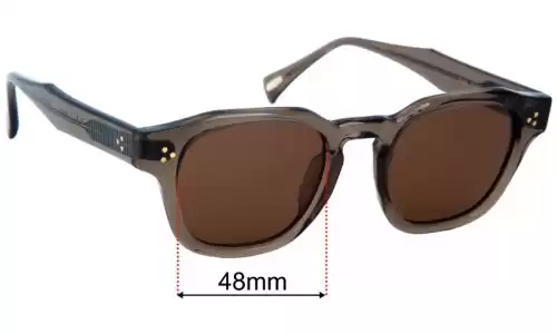Sunglass Fix Replacement Lenses for Raen Rune - 48mm Wide Raen Rune Replacement Lenses 48mm wide