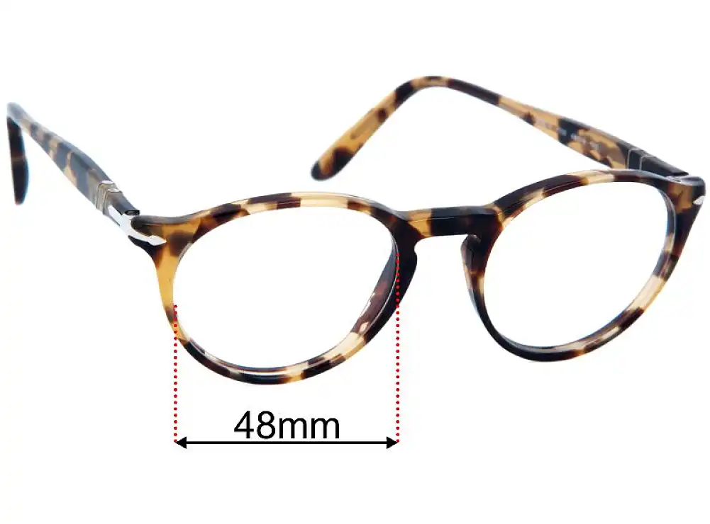 Sunglass Fix Replacement Lenses for Persol 3092-V - 48mm Wide Sunglass Fix Replacement Lenses for Persol 3092-V - 48mm Wide