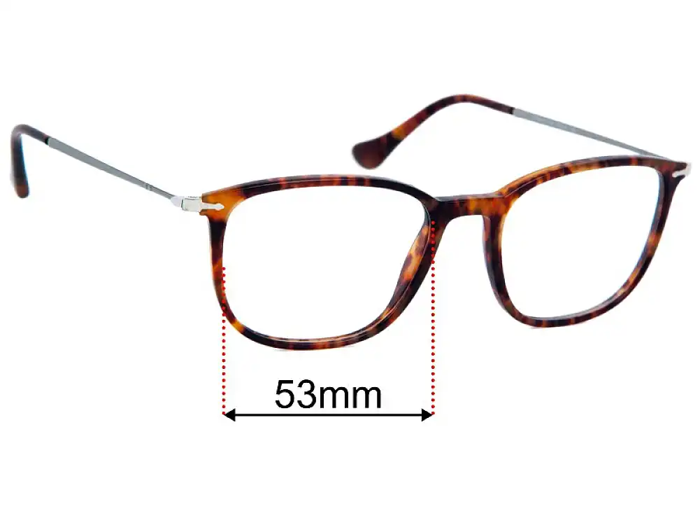 Sunglass Fix Replacement Lenses for Persol 3146-V - 53mm Wide Sunglass Fix Replacement Lenses for Persol 3146-V - 53mm Wide