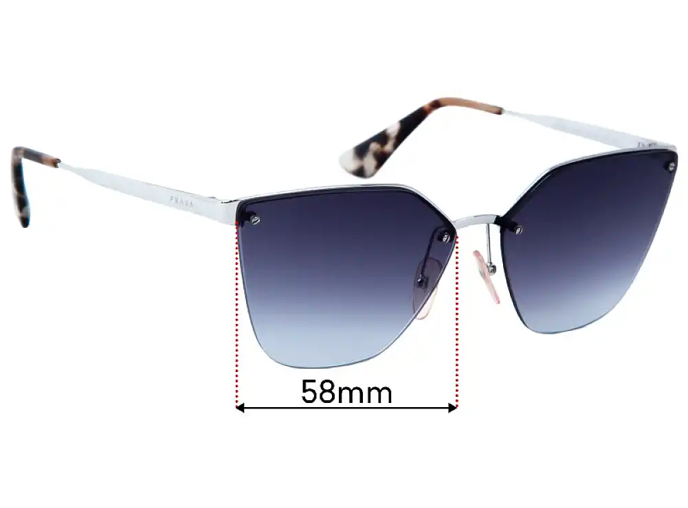 Prada SPR68T Replacement Lenses 63mm Prada SPR68T Replacement Lenses 63mm