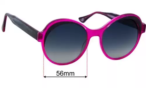 Replacement Lenses for Thierry Lasry Bubbly 56mm Sunglass Fix Replacement Lenses for Thierry Lasry Bubbly 56mm