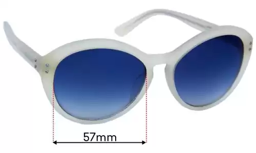 Sunglass Fix Replacement Lenses for Calvin Klein CK18506S - 57mm Wide Calvin Klein CK18506S Replacement Lenses 57mm wide